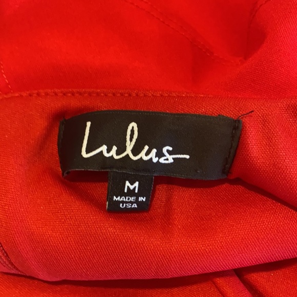 Red Lulu’s Dress size Medium - Picture 5 of 6